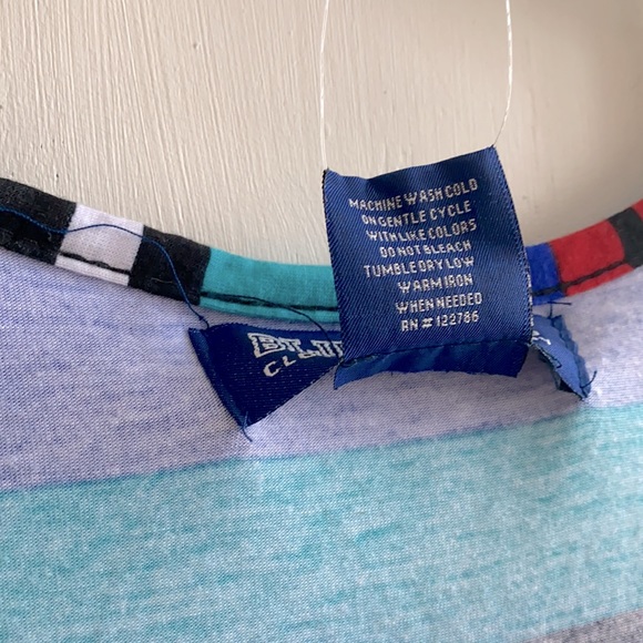 Striped Fitted Midi Tank Top Dress NWT Size S - Picture 8 of 8